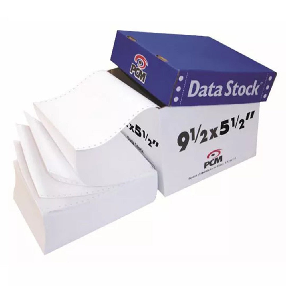 PAPEL TAMAÑO CARTA TROQUELADO 63GR  DE 1 VIA X 3000 HOJAS CON LOGO